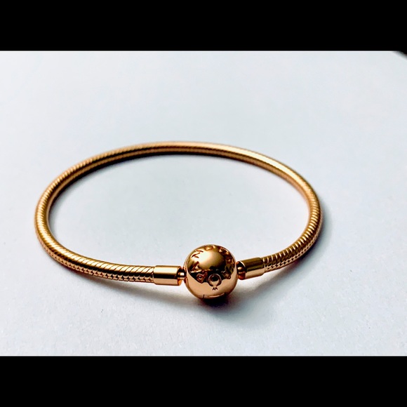 Pandora rose gold snake bracelet / Pandora Charms / Pandora Rings / Necklace - Picture 2 of 15